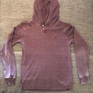 NWOT Boys Volcom Waffle-Knit Hoodie